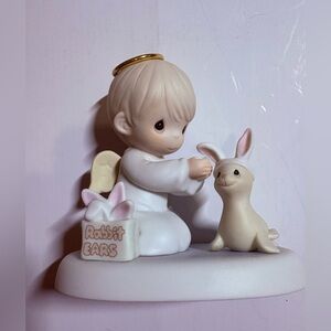 Vintage Precious Moments “Heaven Bless You Easter Seal” - Angel with a bunny